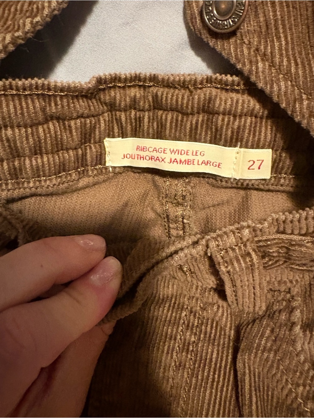 Levis Ribcage cords - Picture 5 of 5